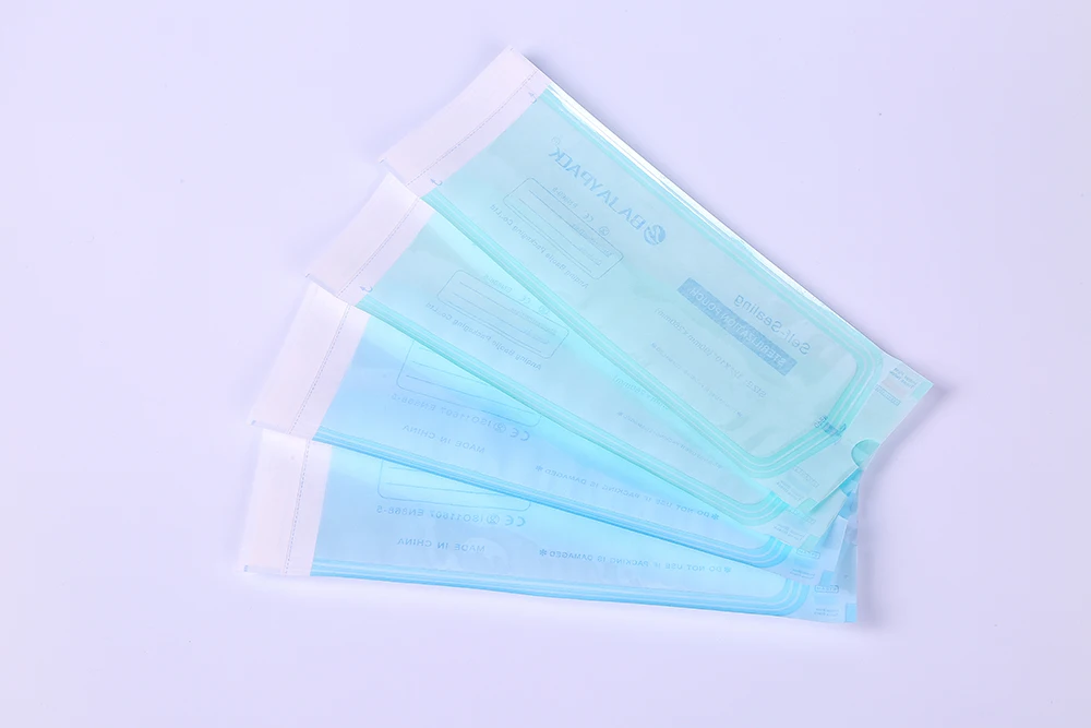 Sterilization Packing Sterile Plastic Bags Medical Liquid Packaging