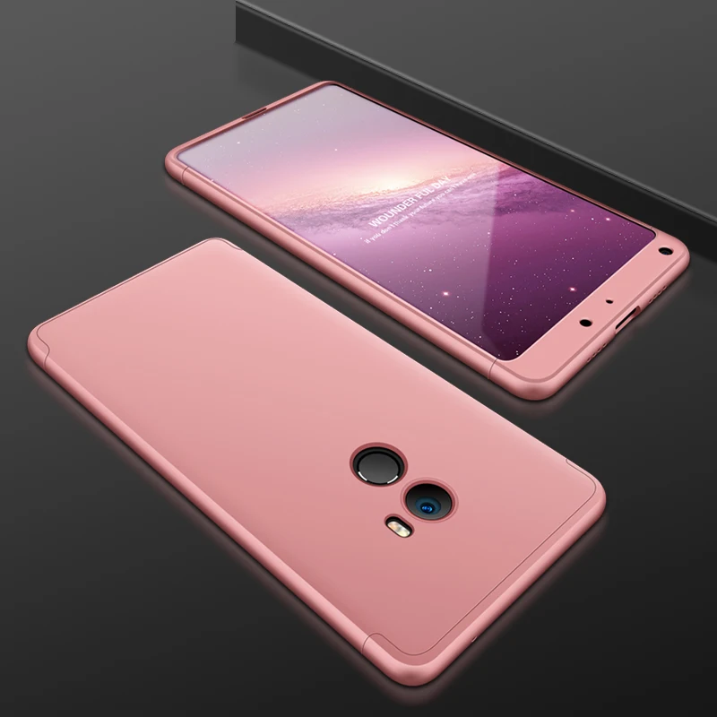 2018 hot sell 360 cover Removable 3in1 Hard PC Shield Back Cover Case for Xiaomi Mix 2 phone cases