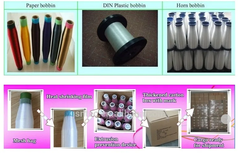 0.08mm 0.10mm 0.12mm nylon monofilament yarn for embroidery lace