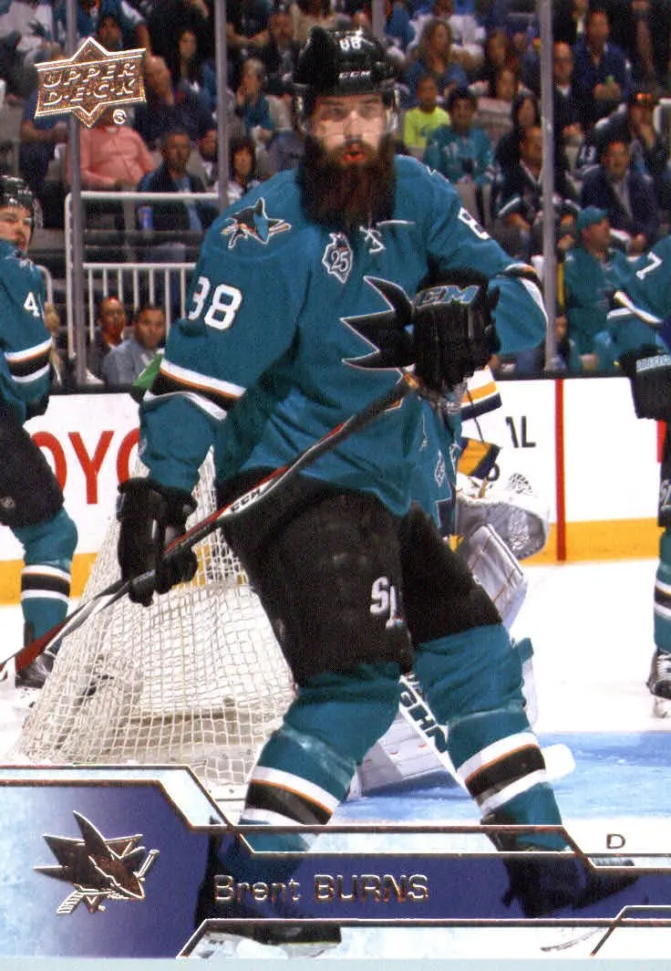 2016-17 Upper Deck Series 1 #148 Brent Burns San Jose Sharks Hockey Card