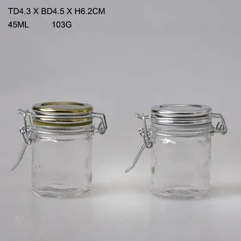 45ml Small Gl Storage Jar Container With 45ml Small Gl Storage Jar