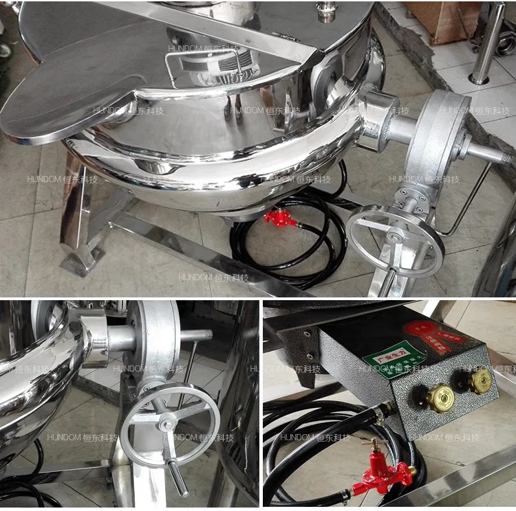 Cooking Mixer Machine/gas Cooker Mixer/hot Sauce Jacket Kettle With