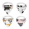 Amazon supply Factory wholesale disposable 360 bib baby bandana 100% cotton neoprene bibs