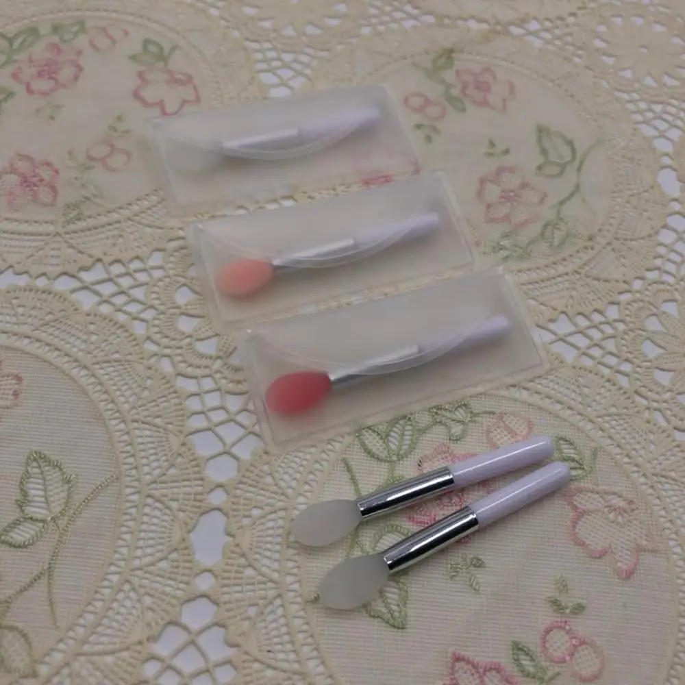 Small Silicon Makeup Lip Balm Applicator Brush With Eva Bag Packing