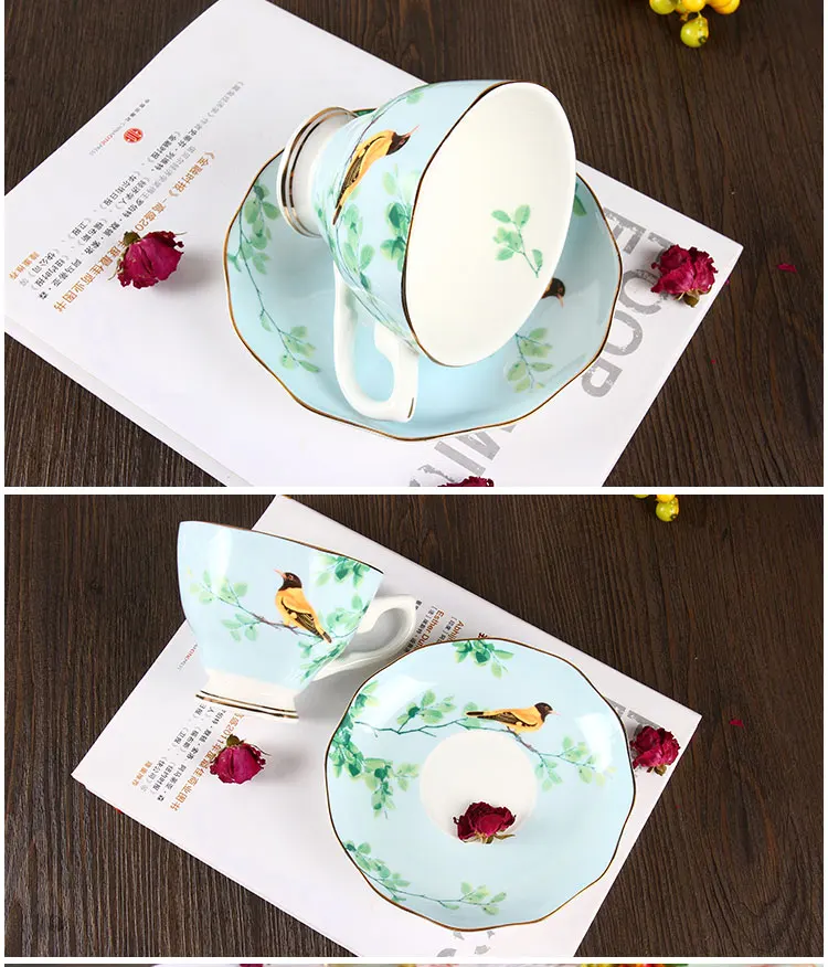 Bulk Bone China Tea Cups And Saucers New Design Porcelain Custom