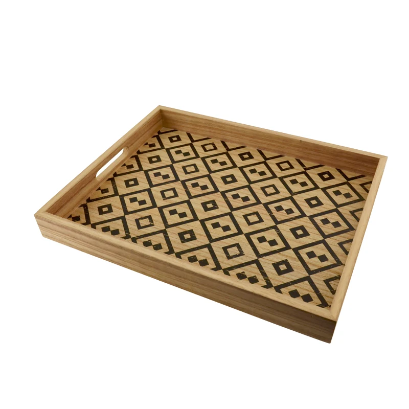 Wooden Garnish Serving Tray Breakfast Dinner Bread Tray Wholesale Buy Breakfast Tray,Dinner