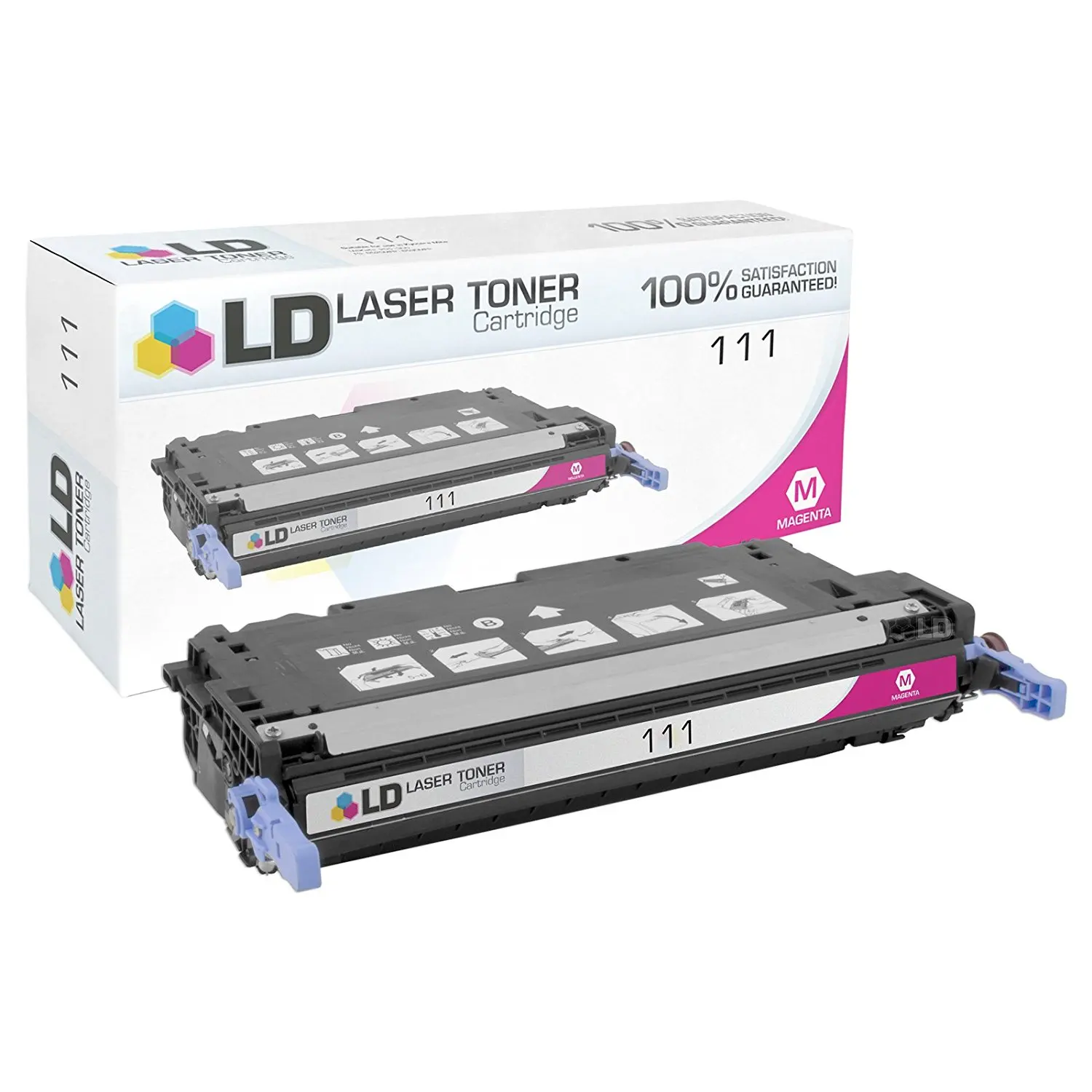 Get Quotations · LD © Remanufactured Canon 111 / 1658B001 Magenta Toner Cartridge for ImageClass ML9150C, MF8170C,