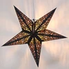 Hot Sale Paper Plastic Clothes Materials Net Shape Hanging Lamp Cover Paper Star Lantern