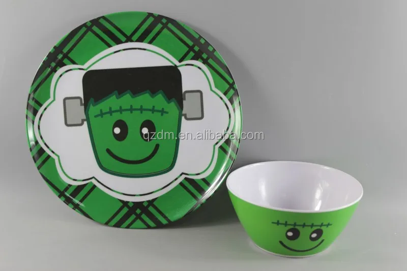 Melamine Plate and bowl set for Hallowmas