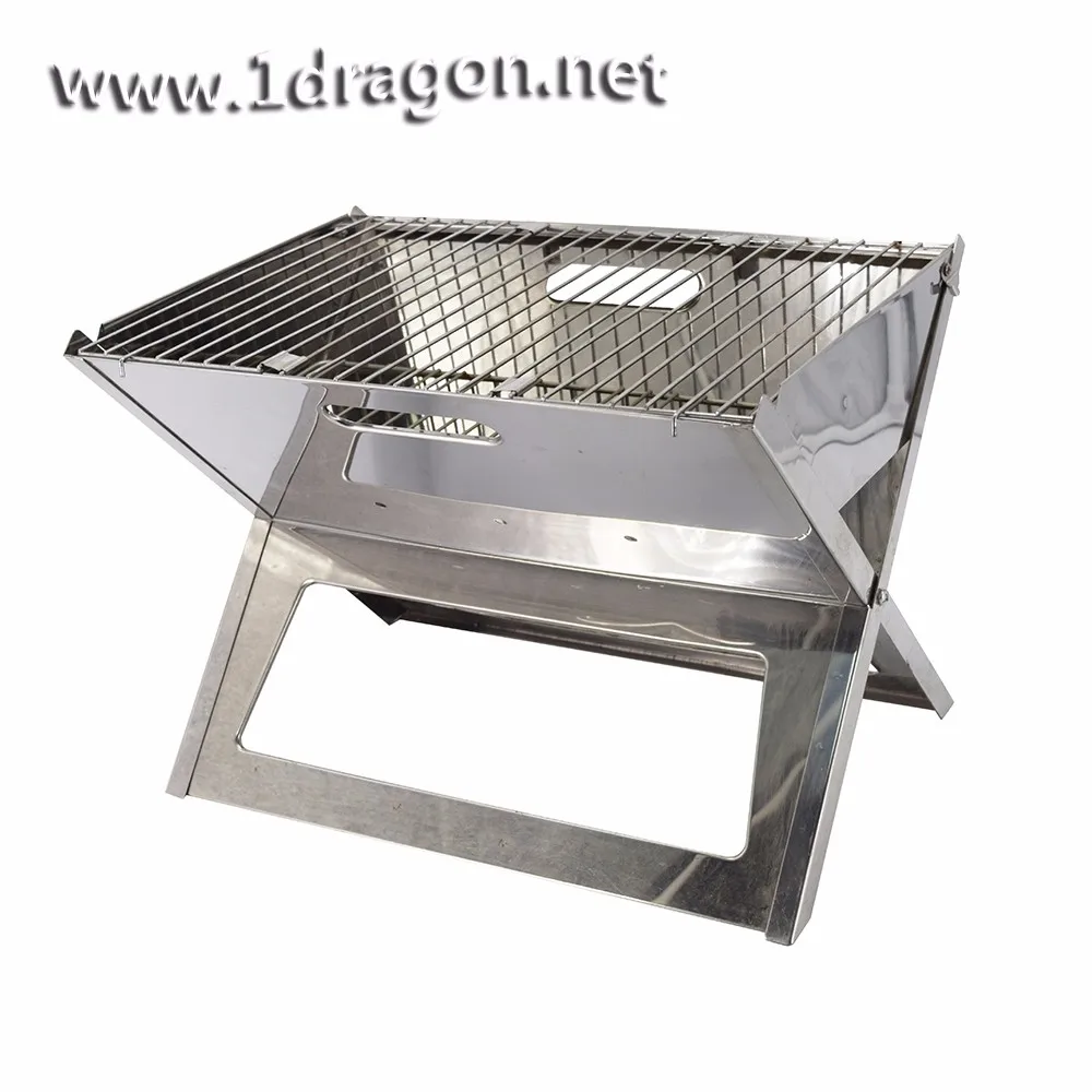 Pour Ordinateur Portable En Acier Inoxydable Gril Transport GOTOTO Barbecue Charbon Grill Portable en Acier Inoxydable