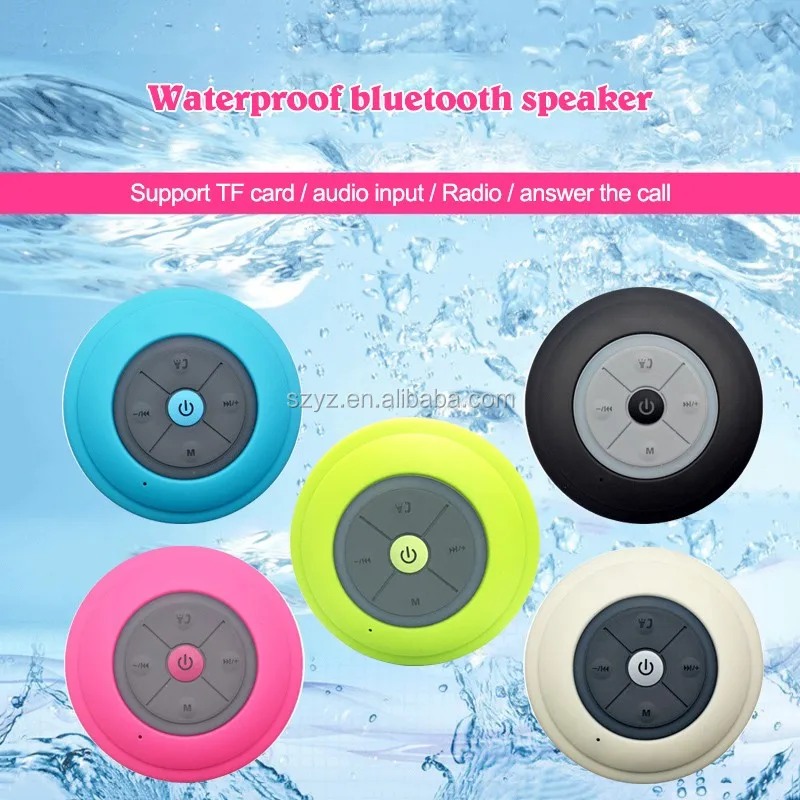 Oem Waterproof Speaker Box For Shower Bike/moutain Climbing With Mic