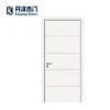 2019 High quality interior white lacquer flush wooden finished surface hotel designs door