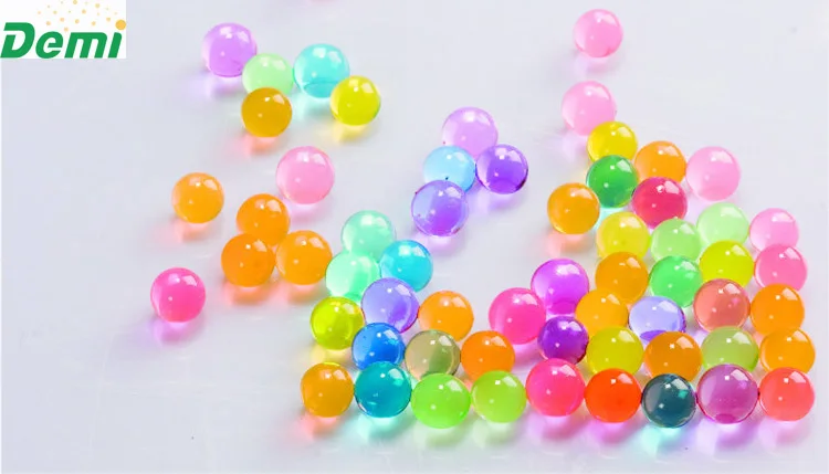 Rhos , REACH Certificates Eco-Friendly SAP Material Gel Ball Water Beads , Flower Plant Clear Crystal Soil