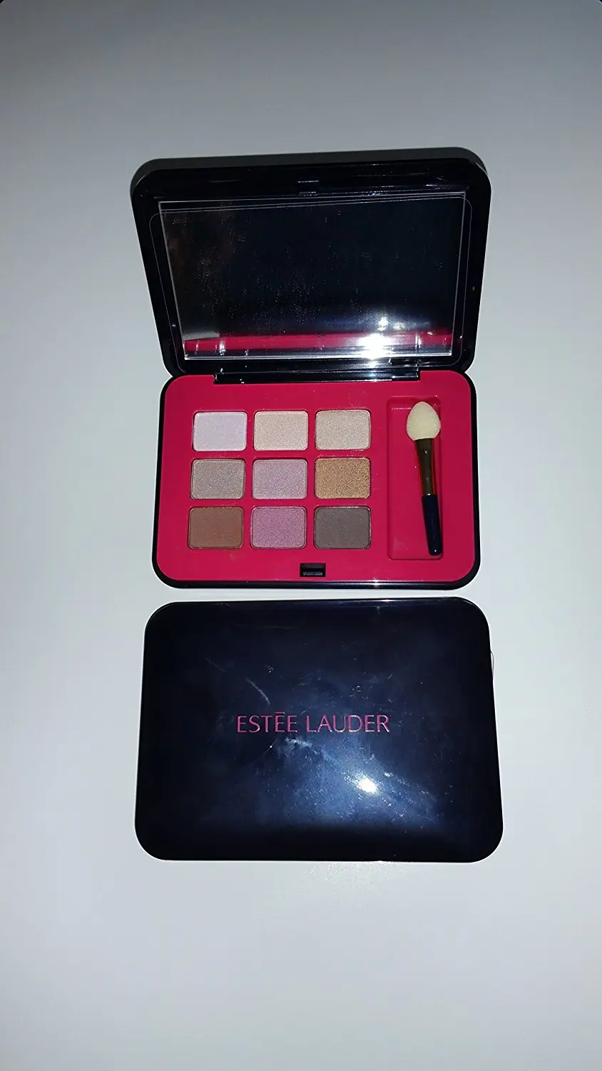 Estee Lauder Promotional 9 Colors/Shades Palette Pure Color Pink Flash (01) Ivory Slipper (10) Sugar Biscuit (60) Tempting Mocha (63) Tranquil Moon (13) Hot Cinnamon (35) Chocolate Bliss (38) Berry Burst (23) Lavish Mink (45) 0.35g each color (Unboxed/Brand New)