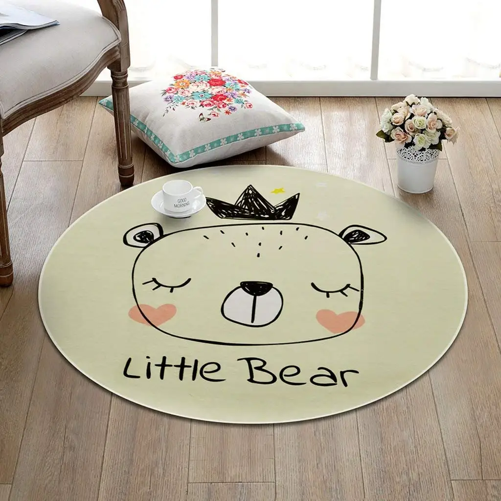 Carpet For Children Room Find Deals Get Quotations Children Cartoon Round Rug Living Room Bedroom Floor Carpet Crawling Skin Friendly Environmentally