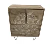 Wholesale Wooden Home Square General Use Storage Box with 4 drawers