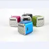 Creative gift portable mini speaker music angel mini digital LCD screen speaker