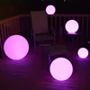 20cm floating PE plastic lighted rechargeable remote control IP68 waterproof color change led ball