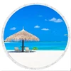 Wholesale microfiber gym beach towel custom micro fiber beach round cotton fabric bath printed pattern towel