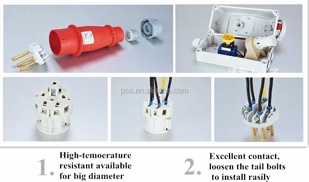 Type Piii Ip44 63a Industrial Connector India Electrical Outlets Buy