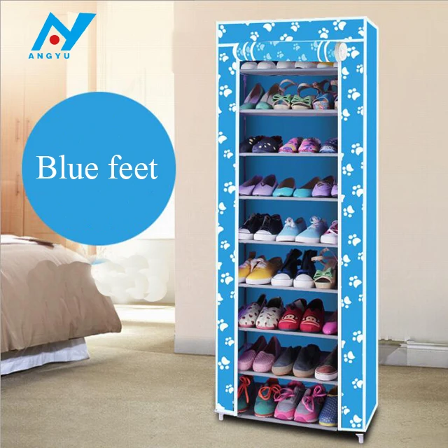 Waterproof Gym Shoe Rack Closet Shoe Storage Organizer With Dustproof Cover Buy Rack