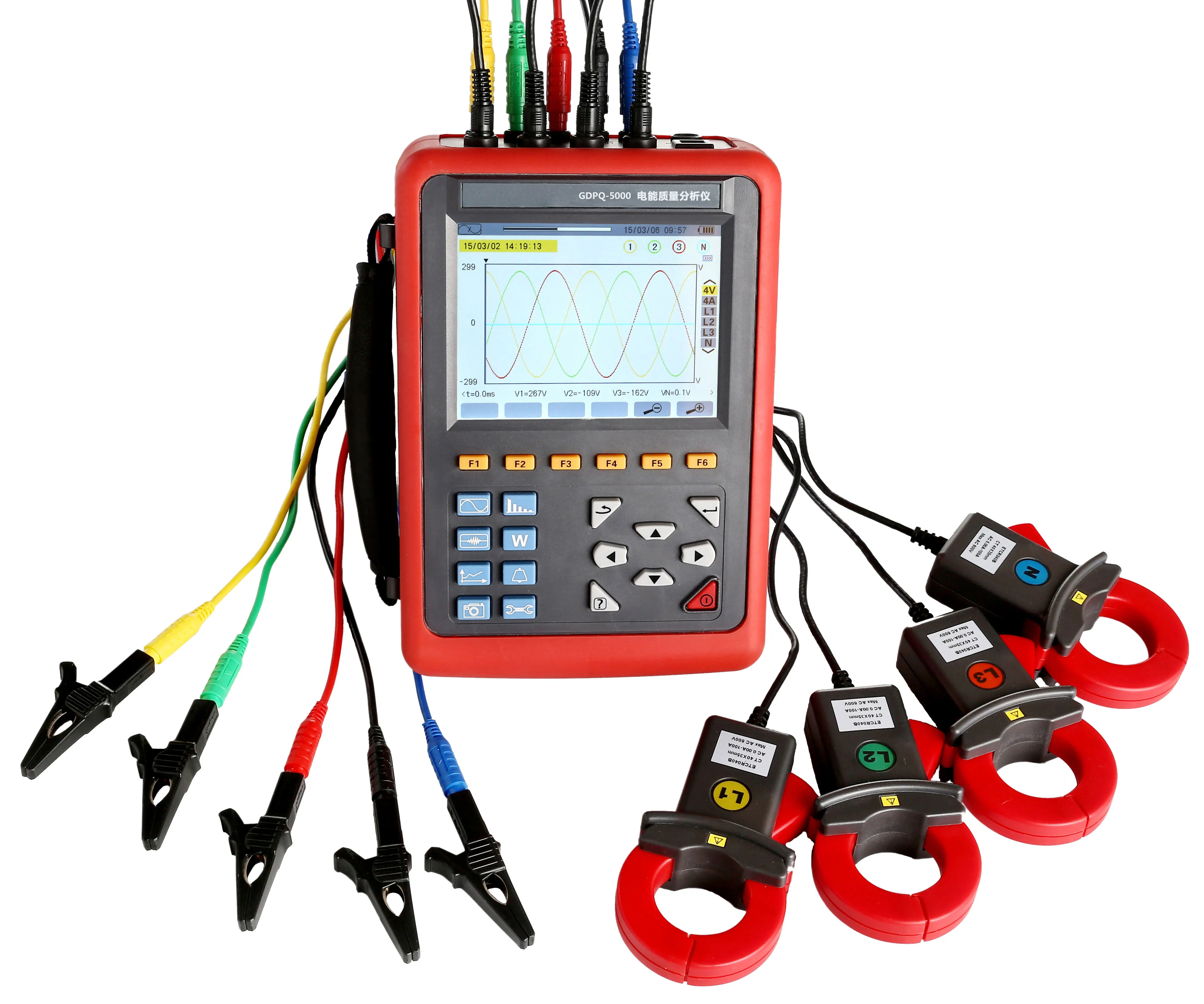 Digital 3 Phase Power Quality Analyzer Gdpq5000 Buy Power Quality