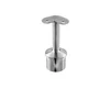 Brushed Round Adjustable Exterior Deck Railing Post Brackets