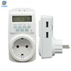 EU Digital Timer Switch Power Socket With Timer And USB Charger