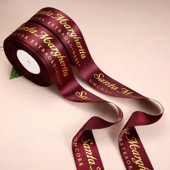 custom silk ribbon 5cm polyester larger