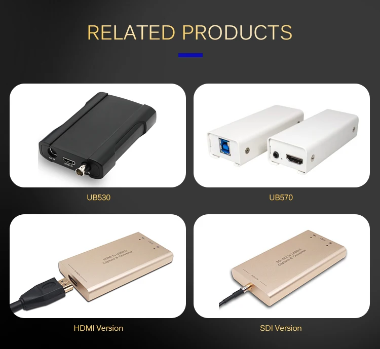 Hdmi To Usb3.0 Multiple Inputs Sdi Vga Dvi Svideo Svbs Ypbpr Video
