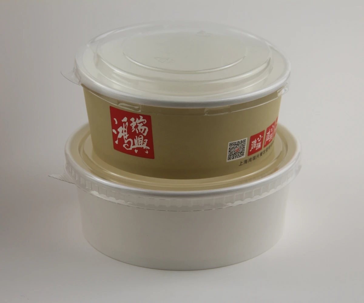 Download Disposable Food Packaging Rice Paper Bowl With Lid - Buy Rice Bowl With Lid,Disposable Food ...
