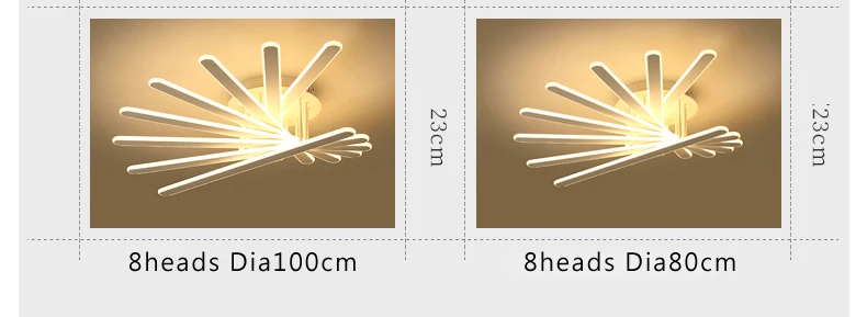 Luzes de Teto para Sala Lâmpada do Teto Setor Nova Chegada Estar Quarto Iluminacion Ac85-265v Superfície Montado Fixtuers Led 3 High Quality Luzes e Iluminação