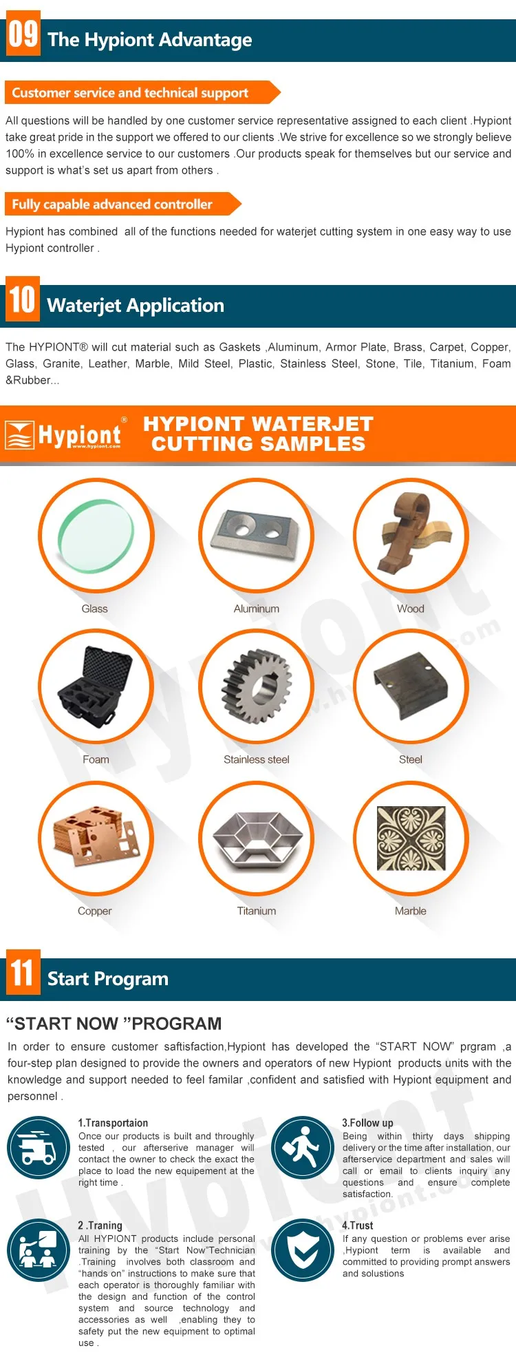 5 Axis desktop water jet cutting machine with CE TUV ISO9001 certifications