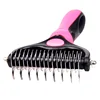 Pet dematting comb,professional grooming tool for pet shedding ,Dog Grooming Rake Dematting Comb For Dog