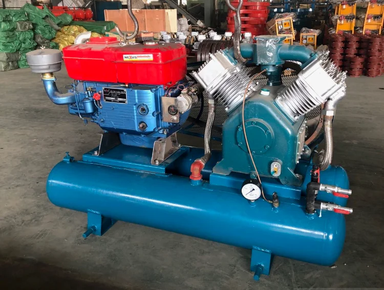 Sales To Zimbabwe 2v4/5bar Mining Used Portable Mining Air Compressor