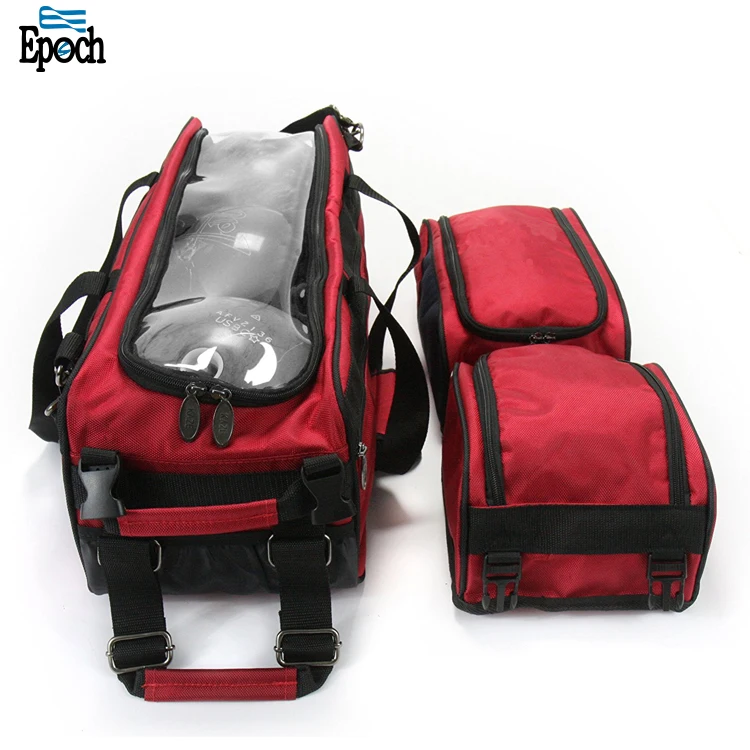 Durable Rolling Custom Bowling Bags With Detachable Shoes And Accessory