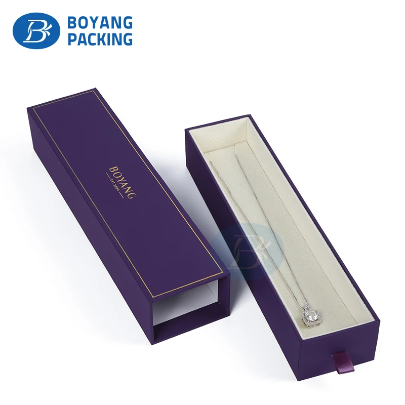 Modern Style Large Pull Out Cardboard Pearl Jewe Display Foam Padding