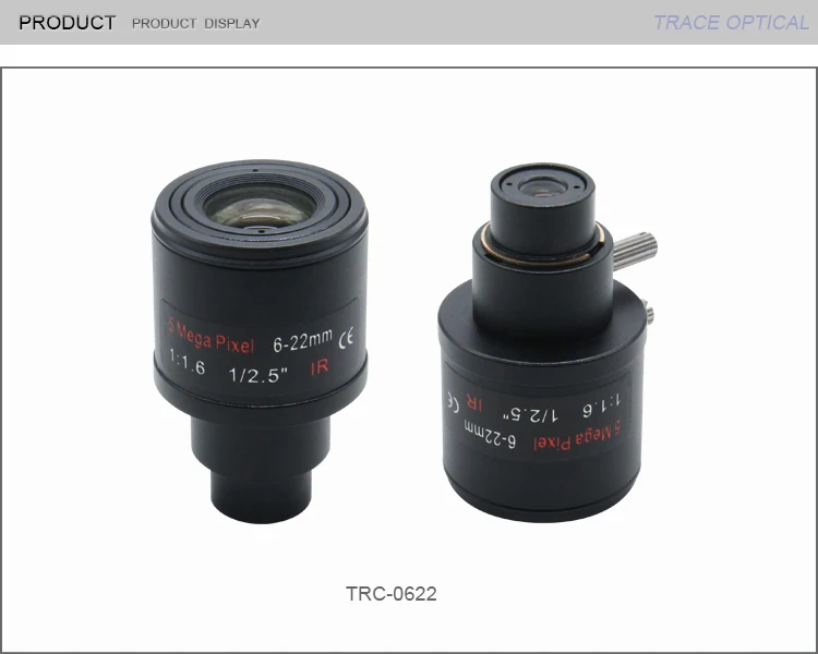 6MP 3.6-10mm dual motor motorized zoom cctv camera lens