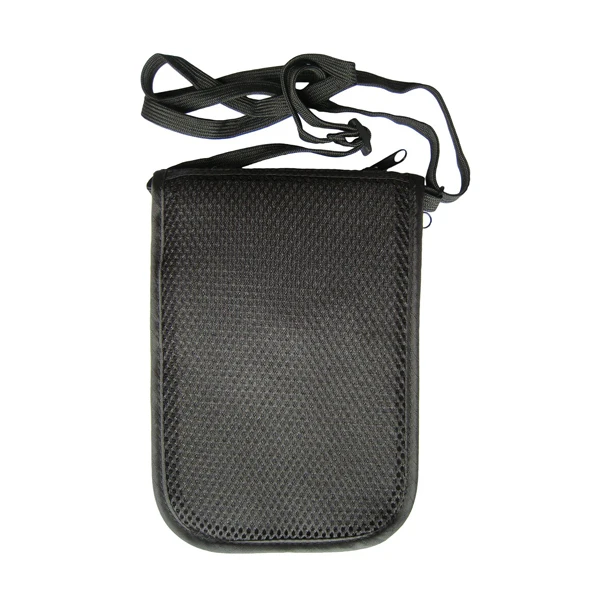 Fashion Ripstop Travel Neck Stash/undercover Neck Wallet/black Neck