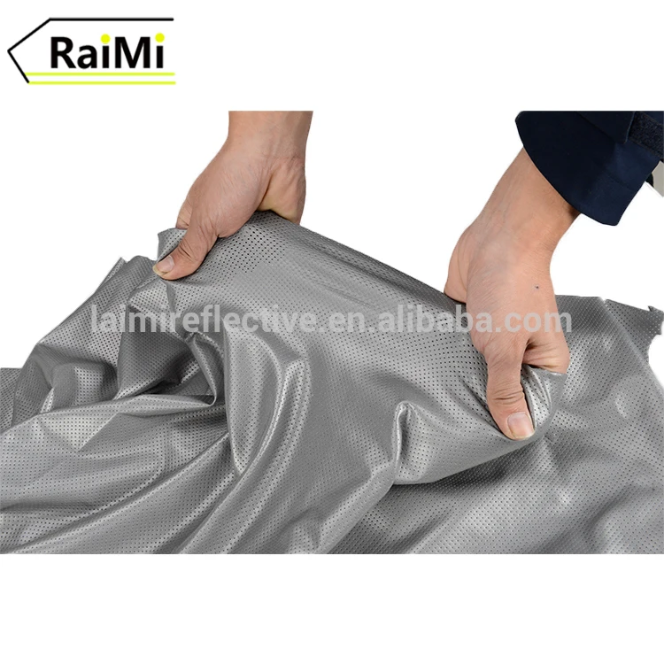 Factory Provide Reflective Material High Light Colored Polyester