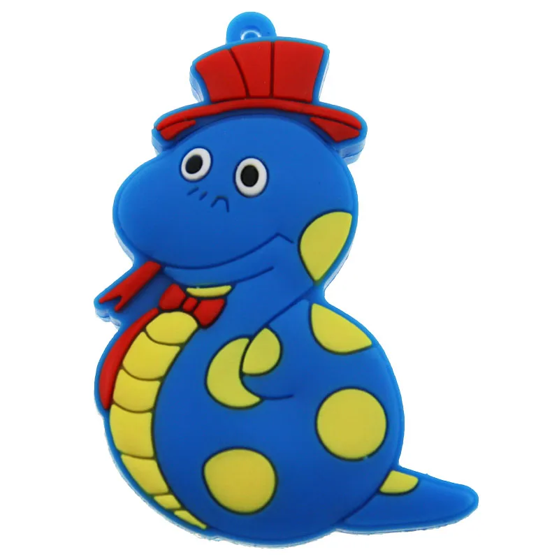 Aver Blue Cartoon Plastic Snake 2 0 USB Flash Drive 128M 256M 512M 1GB 2GB