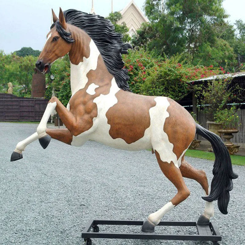 Outdoor Decoration Life Size Fiberglass Animals For Garden Buy Life