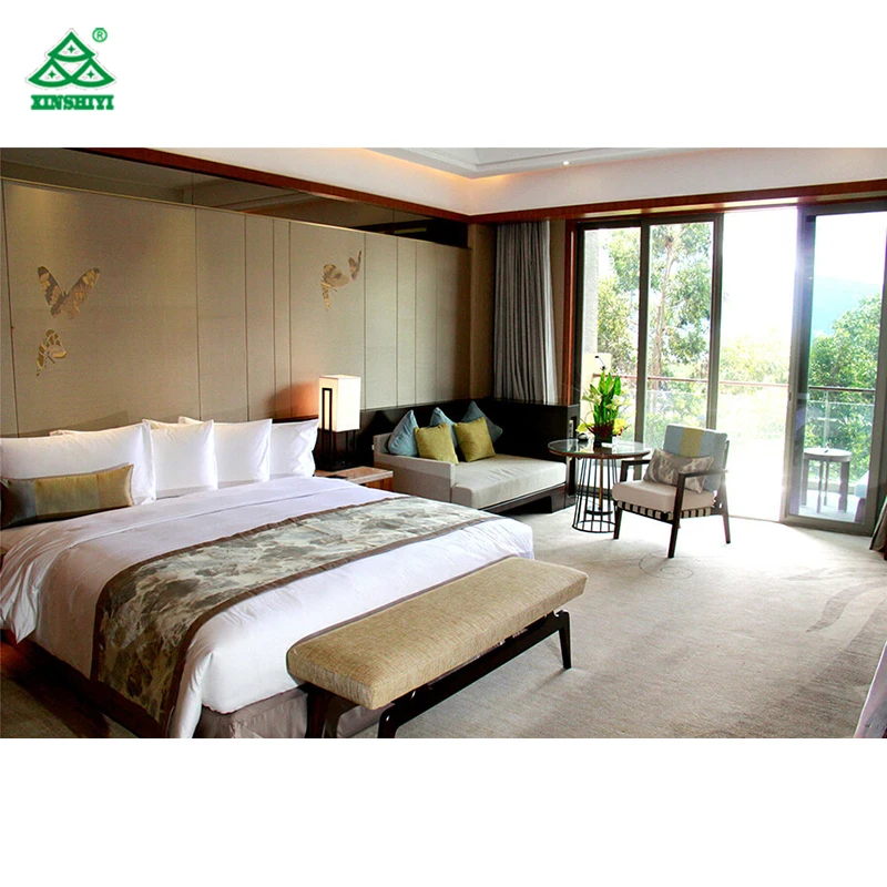 5 Star Hilton Hotel Furniture Supplier,Solid Wood Hotel Bedroom