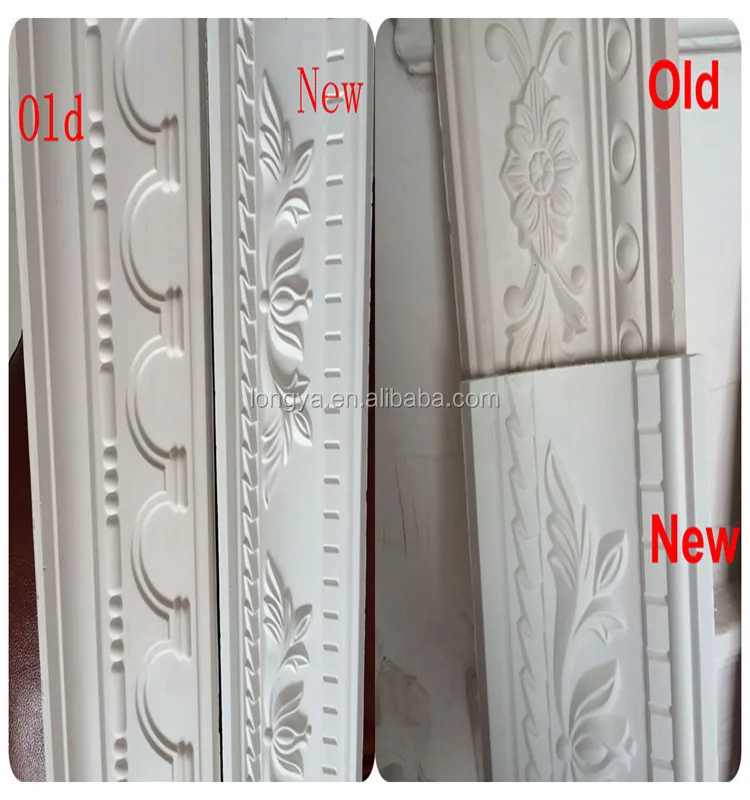 European Style Cornice Gypsum Plaster Modern Ceiling Cornice