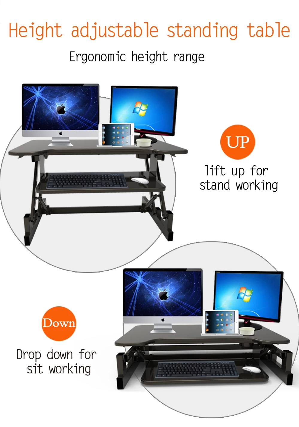 Portable Cheap Folding Adjustable Large Laptop Office Computer