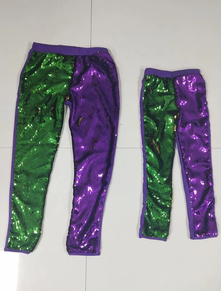 sequin mardi gras vest