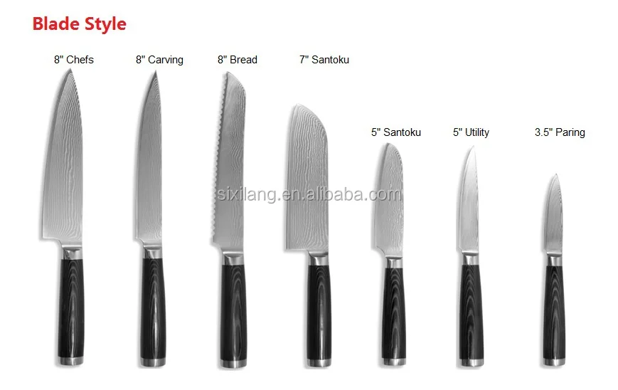 Jepang Damaskus Pisau Set Damasucs Dapur Id Jepang Damaskus Pisau Set Damasucs Dapur