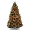 Discount New style 6 ft wide natural look pvc pe mixed color xmas tree