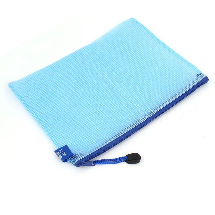a3,a4,a5,a6,b4,b5, b6 网状塑料拉链文件袋用于办公室和学校用品