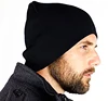 Custom Logo Black Skull Cap Beanie For Men Women Knitted Hats